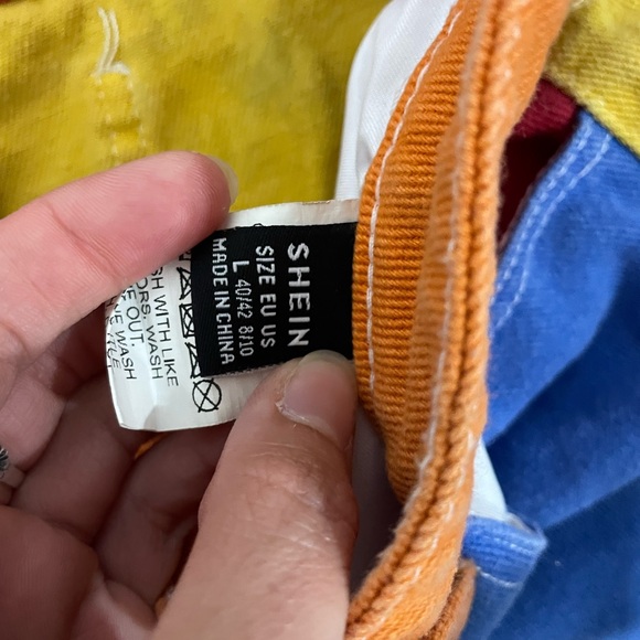 Colorful Patchwork Jeans - Picture 2 of 2